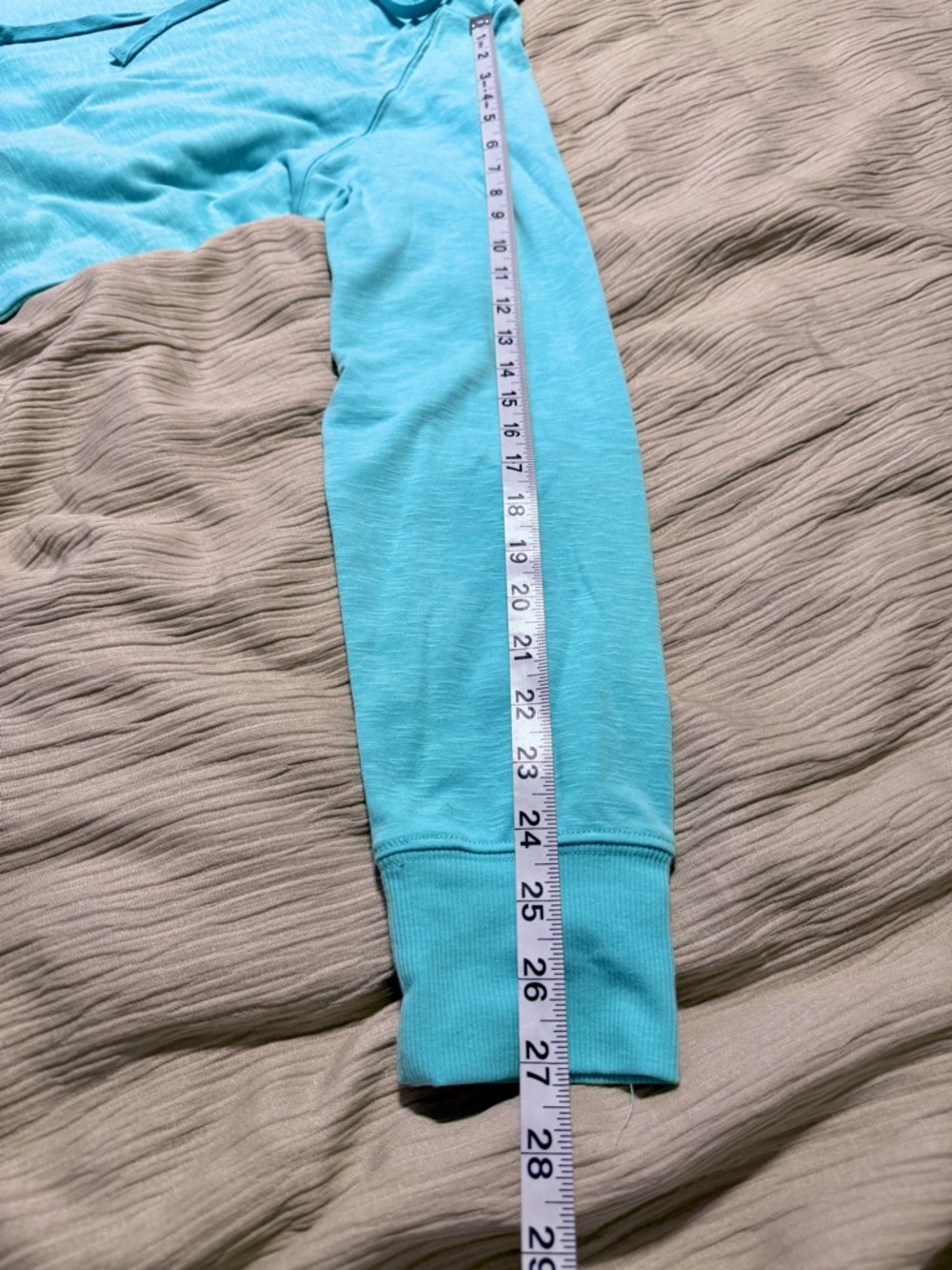 Maurices Light Aqua Pullover Hoodie with Pocket - Picture 3 of 6